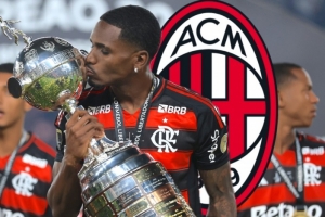 隆戈：米兰有意弗拉门戈中场埃弗顿·阿劳霍，据传已1500万欧报价